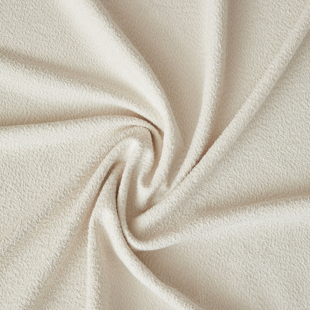 Close-up of Bouclé, showing its looped pile.