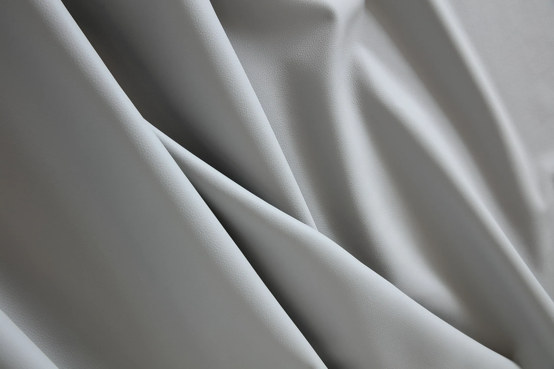 Close-up of Eco-Tex leather, showing its grain.